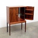 vintage 1950s henning korch rosewood bar cabinet