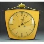 vintage 1950s mint mauthe wall clock