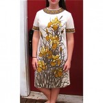 vintage 1960s alfred shaheen shift dress