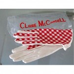 vintage 1960s mint never worn claire mccardell plaid gloves