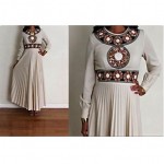 vintage 1970s alfred shaheen maxi dress