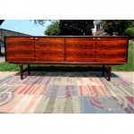 vintage 1970s fredrik a kayser rosewood credenza