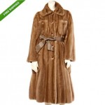 vintage 1970s geoffrey beene mink trench coat