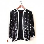 vintage 1980s beaded sequin jacket