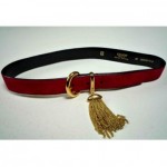 vintage 1980s escada tassel belt