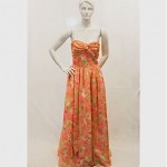 vintage 1980s victor costa floral evening gown