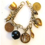 vintage coro lucky charm bracelet