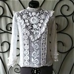 vintage crochet top