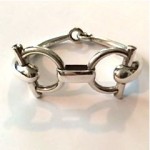 vintage gucci sterling silver bracelet