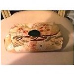 vintage gumps silk evening purse