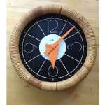 vintage mid-century howard miller wall clock