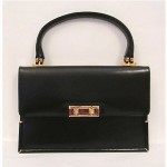 vintage mid-century mantessa leather handbag