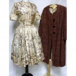 vintage mid-century montaldo's dress and coat set