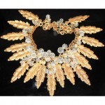 vintage miriam haskell crystal necklace