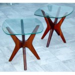 vintage pair of adrian pearsall side tables