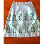 vintage vested gentress horse tails skirt