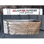 vintage ysl silk cummerbund belt