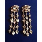 vintage ysl swarovski crystal earrings