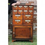 antique 19th century apothecary cabinet