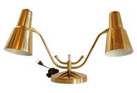 brass desk lamp