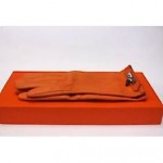 vinage pre-owned hermes leather gloves