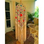 vintage 1920s silk piano shawl