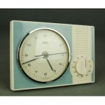 vintage 1950s diehl ceramic kitchen clock with timer