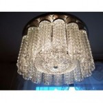 vintage 1960s doria glass chandelier