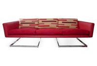vintage 1970s milo baughman cantilever sofa