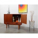 vintage borge morgensen teak credenza cabinet