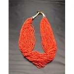 vintage coral necklace