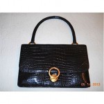 vintage hermes alligator handbag