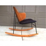 vintage i kofod larsen rocking chair