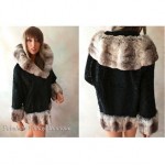 vintage lamb and chinchilla jacket