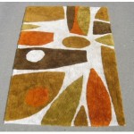 vintage mid-century bill hinz abstract rug