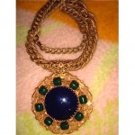 vintage miriam haskell pendant necklace