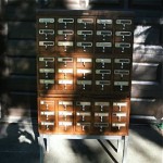 vintage remington rand library card catalog