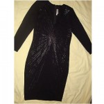 vintage st john knit embellished dress