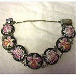 vintage toshikane orchid bracelet