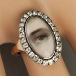 antique 1800s georgian lovers eye ring