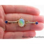 antique 1869s denis australian opal pin