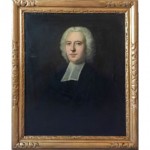 antique 19th century large oil portrait