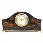 antique chinoiserie mantel clock