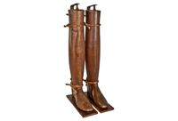 antique french riding boot stretchers
