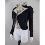 antique late victorian silk taffeta jacket