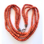 antique victorian coral necklace