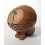 vinage lisa larson gustavsberg lion pottery figure