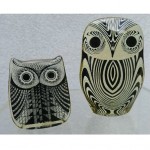 vintag pair abraham palatnik lucite owls