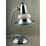 vintage 190s chromium desk lamp