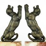 vintage 1920s french sculpture bookends